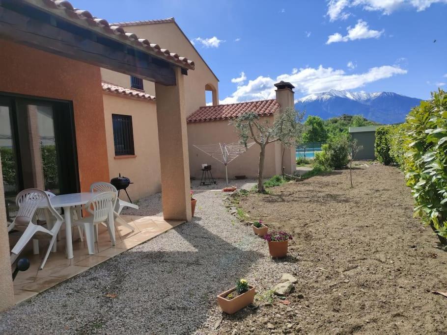 Charmant T2 Moderne Au Calme Avec Jardin Vue Sur Canigou Moltig les Bains Eksteriør billede